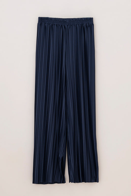 こだわりのプリーツパンツ股下68cm