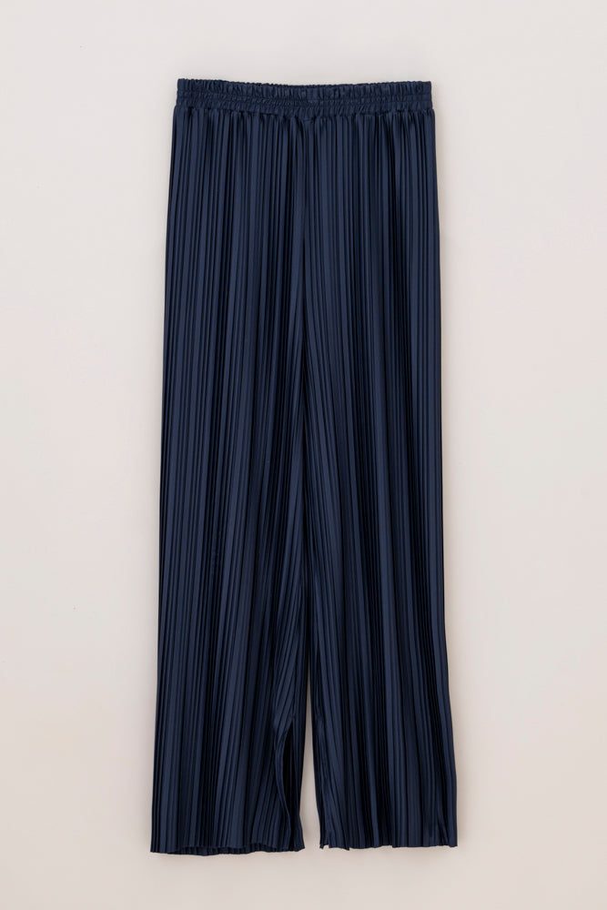 こだわりのプリーツパンツ股下65cm